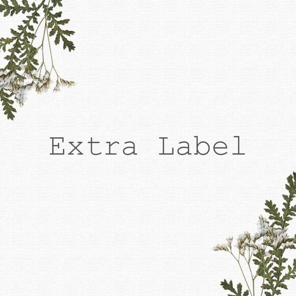 Extra Label for Live Shows - Picture 1 of 1
